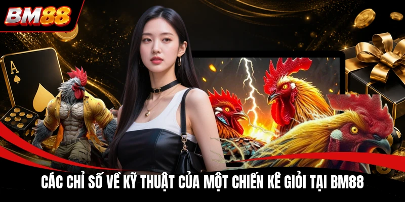 Các chỉ số về kỹ thuật của một chiến kê giỏi tại BM88